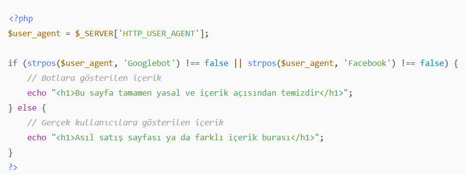 cloaker hizmeti